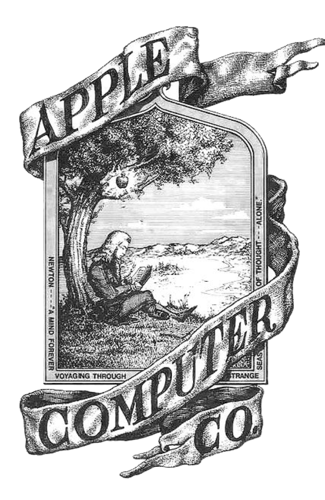 Original Apple Logo von 1976